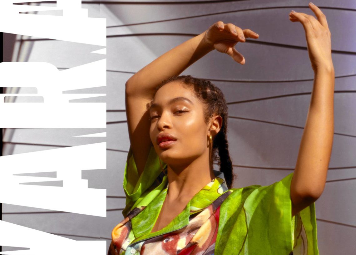 grown-ish star yara shahidi is featured in new fashion spread