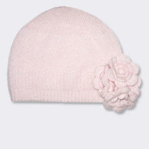 cz-0699-pink Cashmere flower hat-$98.00
