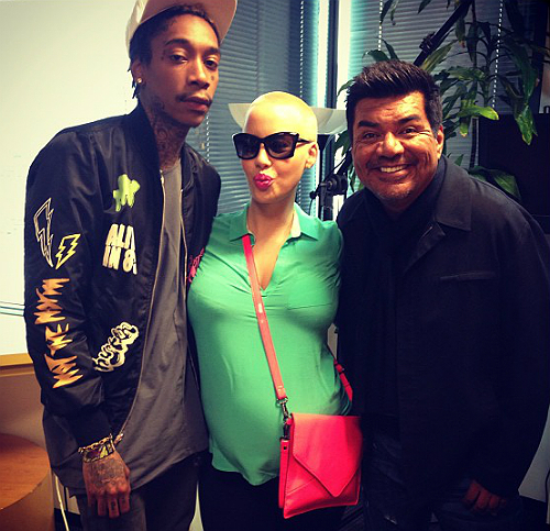Wiz and Amber meet up with George Lopez at radio show