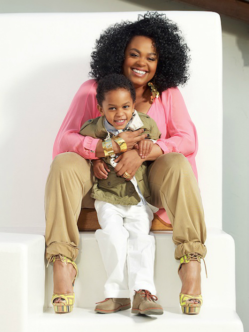 JILL SCOTT:  

"I've learned that motherhood is the most demanding job created... Life doesn't stop because you've given birth. A new life begins and you own it and make it yours."

Jill Scott had her son Jett in the spring of 2009. She has spoken openly about the difficulties she faced with becoming a new mother, and the split between her and Jett's father shortly after his birth. After pressing "reset", Jill has found the beauty in being a mother and is all the stronger for it.