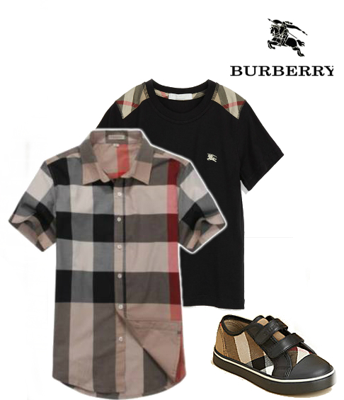 boys burberry shirt