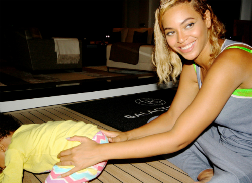 Beyonce and daughter Blue