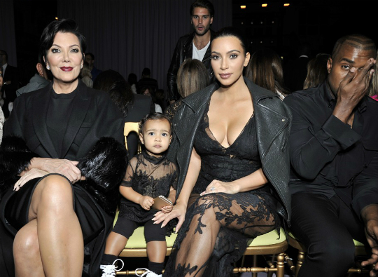 The time North West sat front row during Paris Fashion Week.