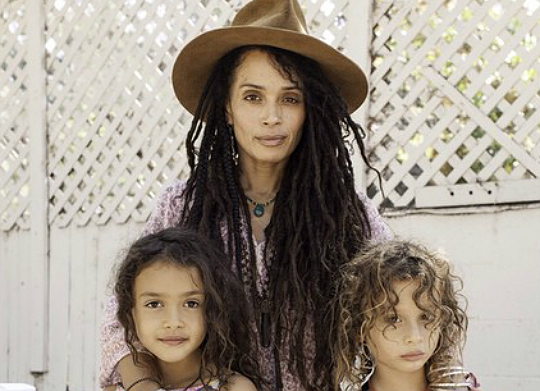 Lisa Bonet And Kids Attend Mercado Sagrado