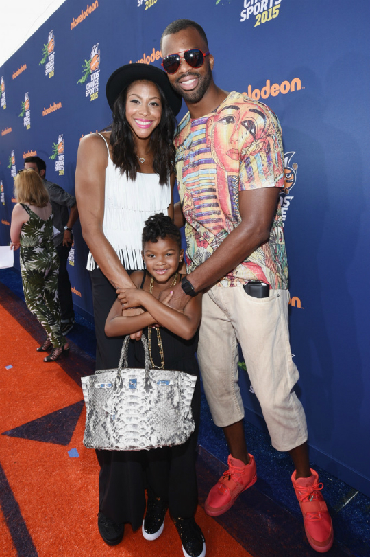 CANDACE PARKER AND SHELDEN WILLIAMS TAKE DAUGHTER TO KIDS' CHOICE