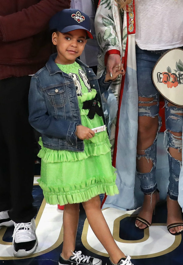 BLUE IVY WORE A $1800 DRESS TO THE ALL STAR GAME