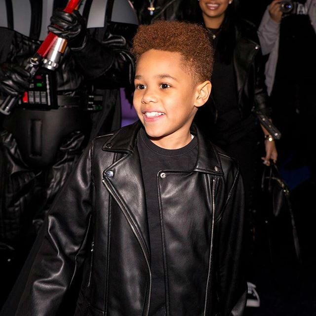 Johan Jackson, son of Fabolous and Emily B, celebrates his 9th birthday with a Stars Wars themed party.
