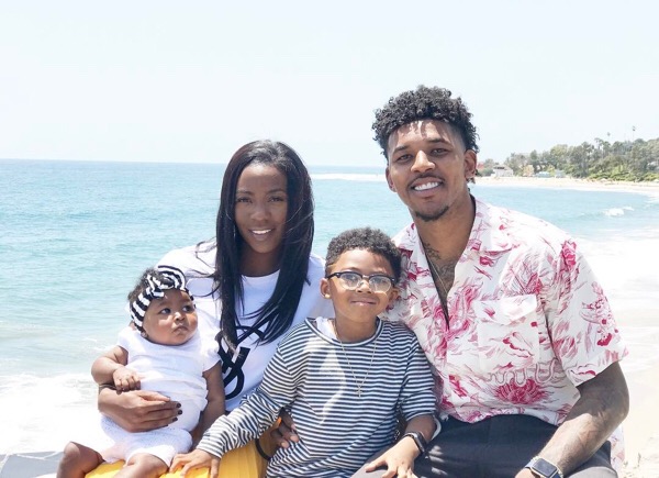 Keonna Green, Nick Young, and the kids were near the ocean