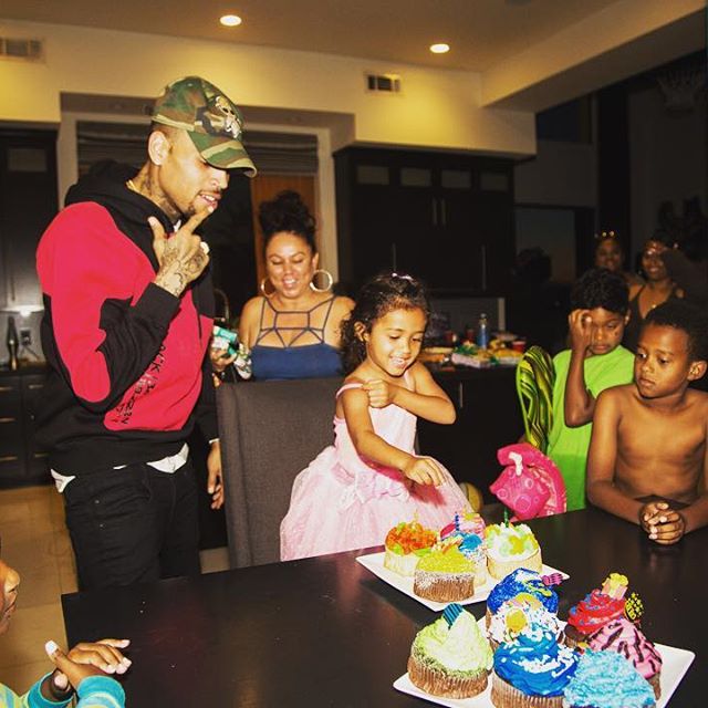 Chris Brown celebrated his daughter's third birthday this past weekend with a pool party. Royalty Brown had not only her friends at the event, but also her grandma. Royalty turned three on the 27th. Check out the photos in the gallery!