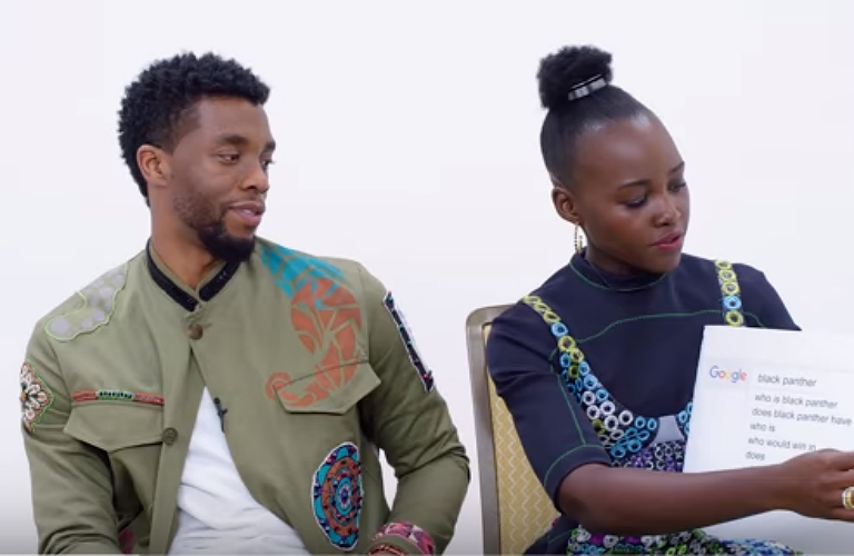 THE CAST OF 'BLACK PANTHER' ANSWER SOME OF THE INTERNET'S BURNING QUESTIONS