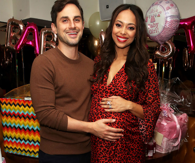AMBER STEVENS WEST AND HER HUSBAND CELEBRATE AT THEI