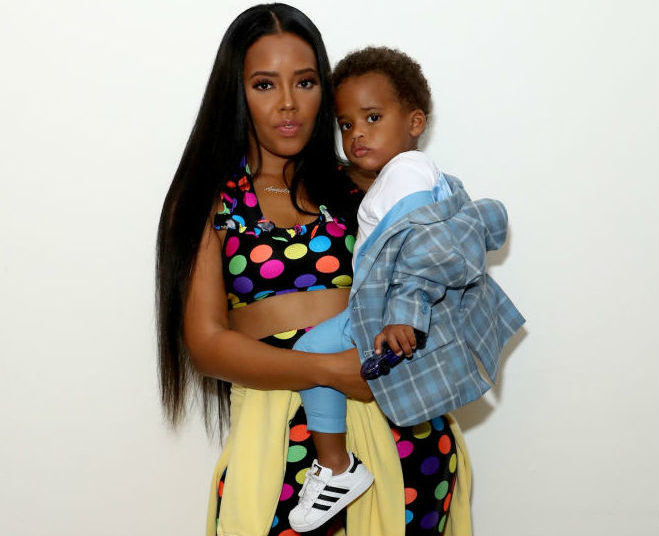 Angela Simmons Introduces Her New Clothing Brand With Her Son By