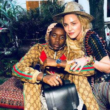 MADONNA DRESSES SON IN GUCCI FOR HIS 13TH BIRTHDAY