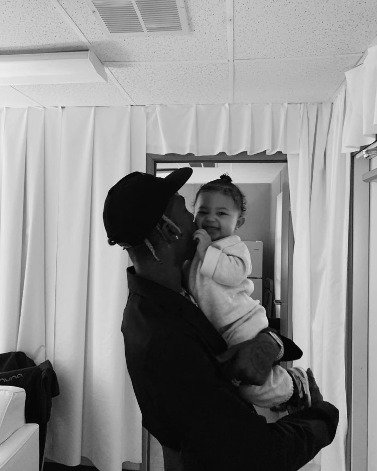 Stormi webster father