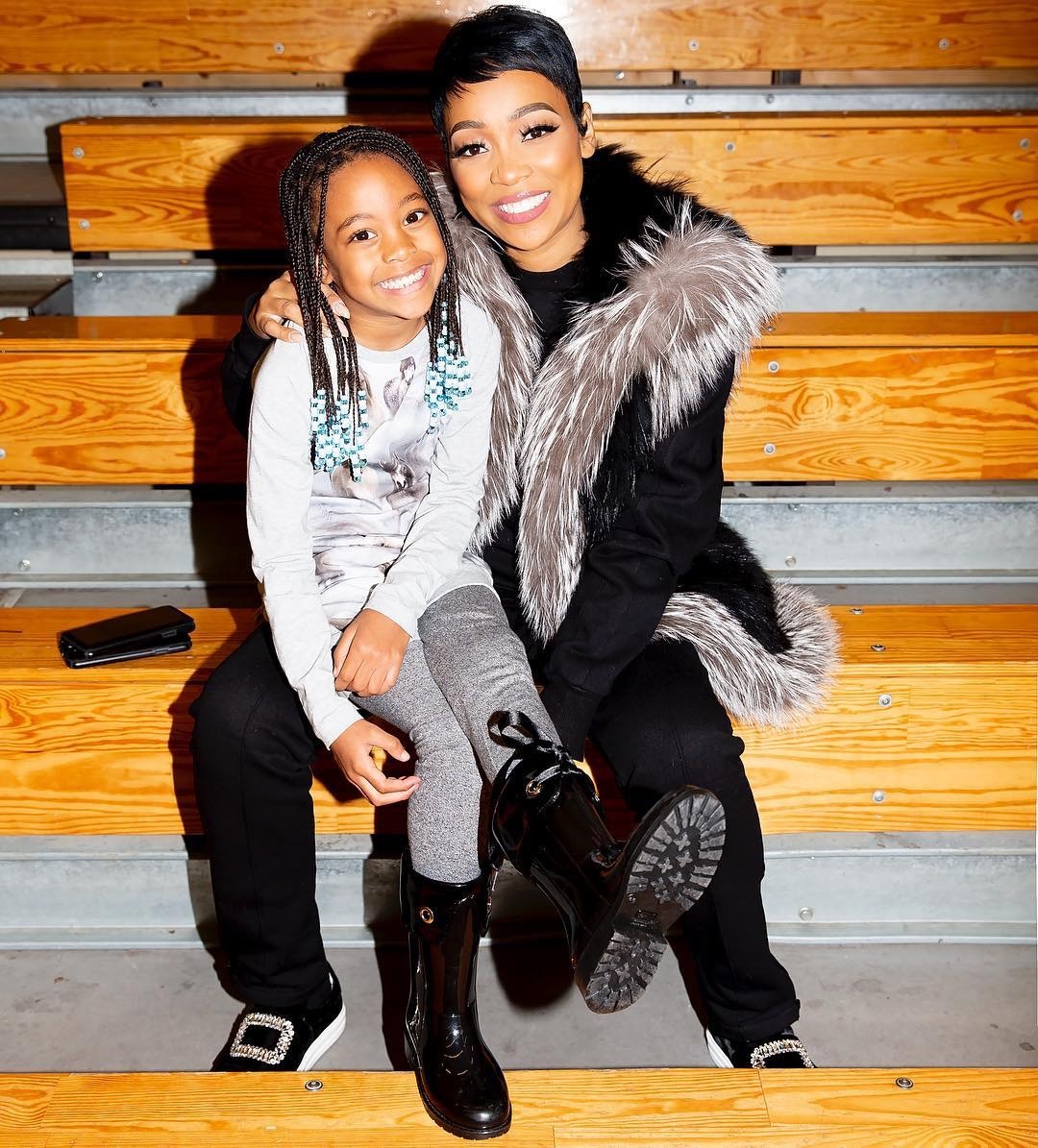 MONICA BROWN AND T.I. SUPPORT THEIR KIDS AT A SCHOOL EVENT