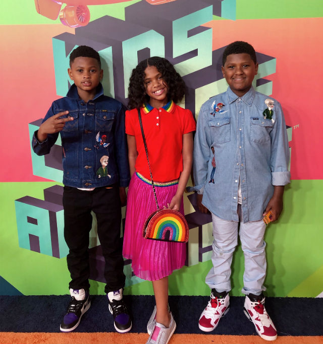 Celeb Kids Attend The 2019 Kids Choice Awards