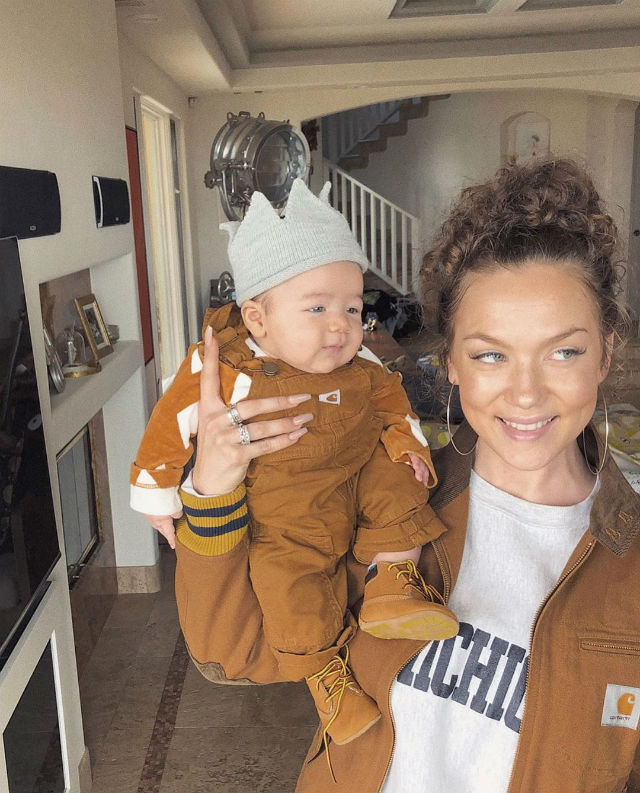 Star actress jude demorest has shared photos of her baby boy judah coleman,...