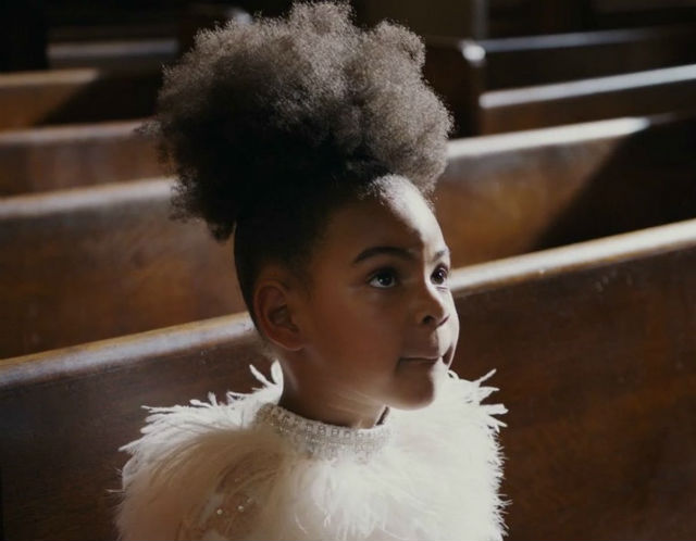 Blue Ivy's Iconic Hair Bun - wide 8