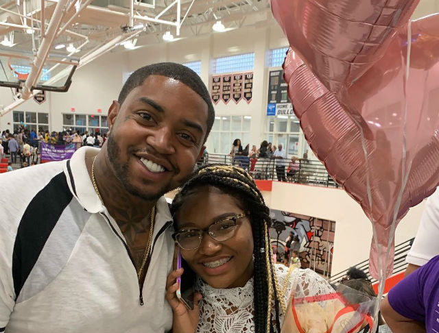 Lil Scrappy and daughter