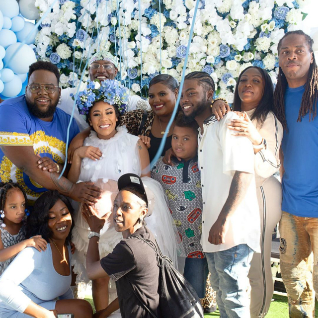 KEYSHIA COLE AND BOYFRIEND NIKO KHALE CELEBRATE AT THEIR ...