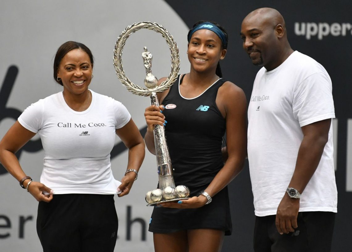 FIFTEEN-YEAR-OLD COCO GAUFF WINS WTA TITLE WITH SKILL AND ADVICE FROM HER DAD