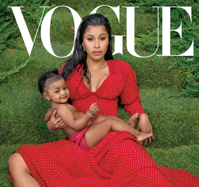 CARDI B AND BABY KULTURE COVER 'VOGUE' MAGAZINE