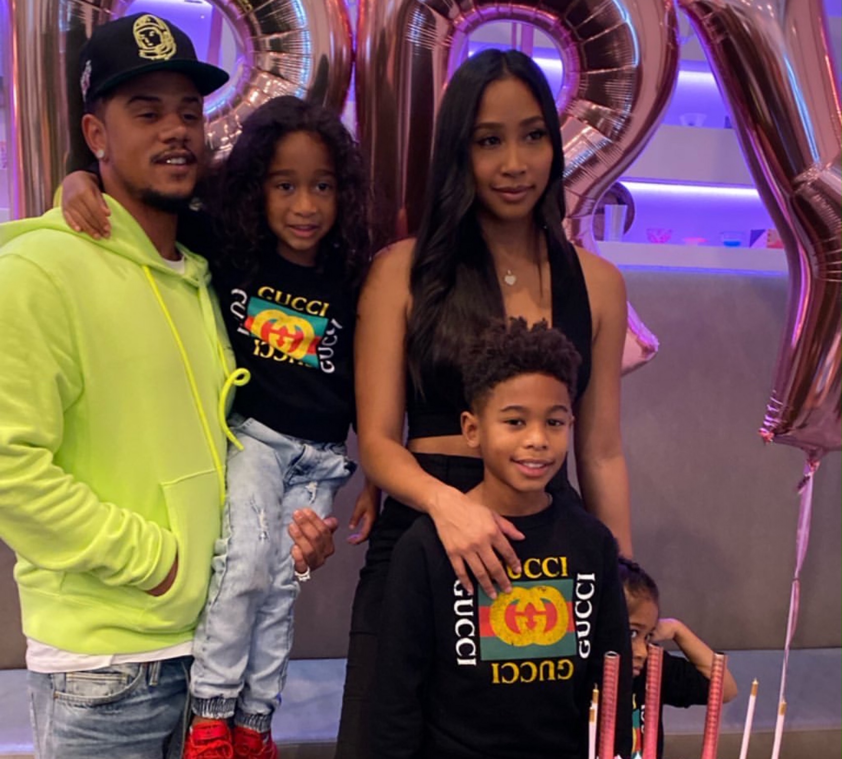 LIL Fizz throws apryl jones a surprise party with help from their kids.
