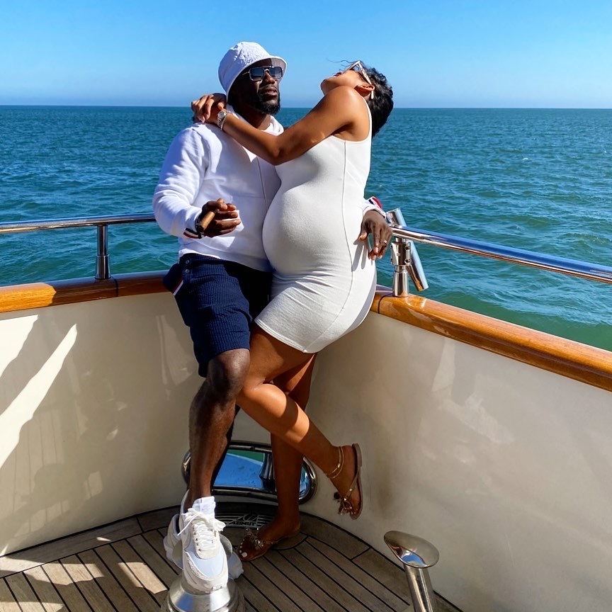 KEVIN HART, WIFE ENIKO HART AND KIDS CELEBRATE HIM ON HIS BIRTHDAY