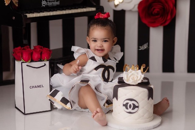 CITY GIRLS' YUNG MIAMI DOTES ON HER DAUGHTER ON HER FIRST BIRTHDAY