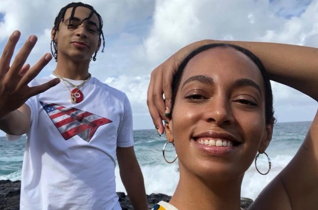 Solange Knowles And Son Julez Smith Live It Up In Paradise
