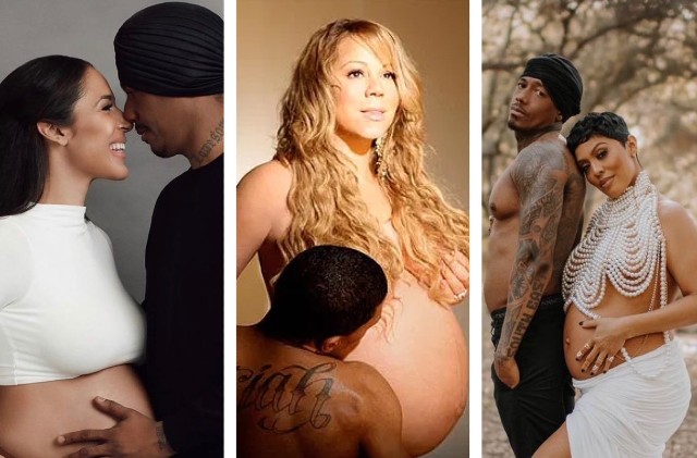 Fans Nick Cannon At Least Shows Up For His Baby Mamas Maternity Shoots. 