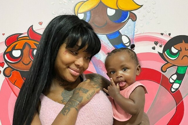 Photo of London on da Track  & his  Daughter  Bubbles Holmes