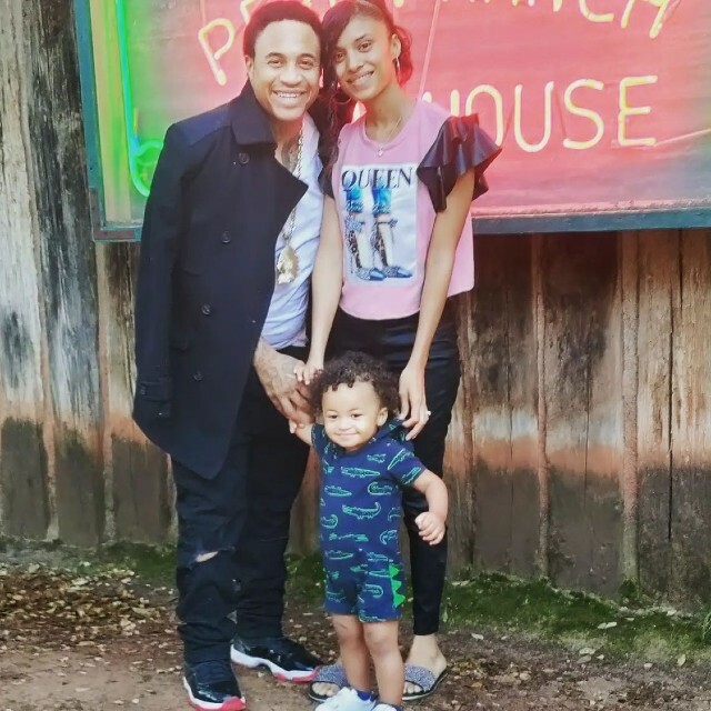 THAT'S SO RAVEN' STAR ORLANDO BROWN IS ALL SMILES WITH HIS WIFE AND SON