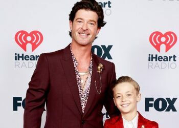 Robin Thicke and son