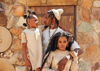 Teyana Taylor with Iman Shumpert and daughter