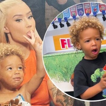 Iggy Azalea and son