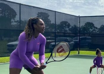 Serena Williams and daughter