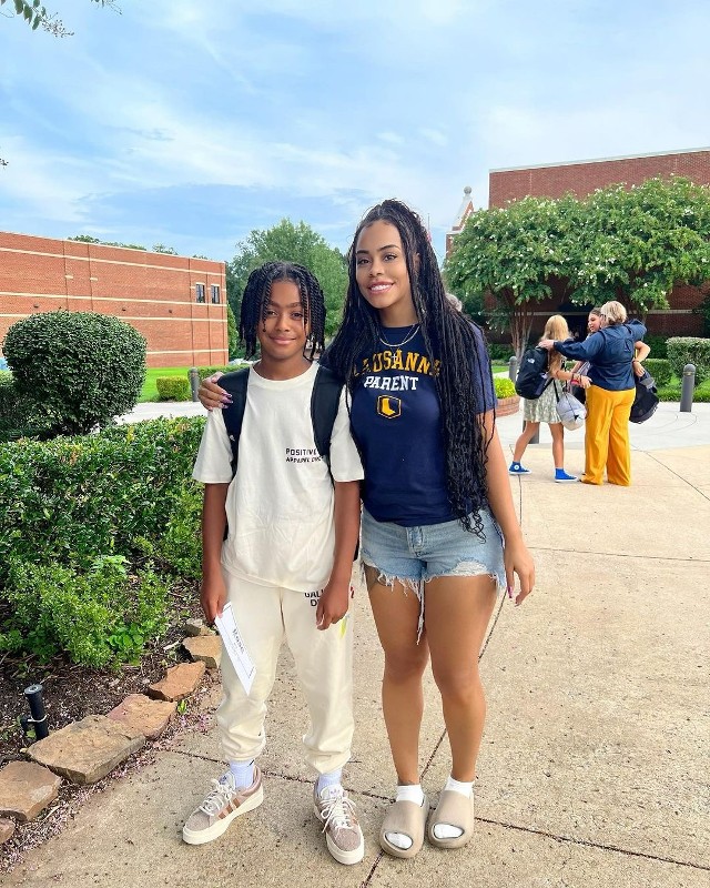 DERRICK ROSE AND MIEKA REESE SEND SON OFF TO 5TH GRADE - NewsFinale