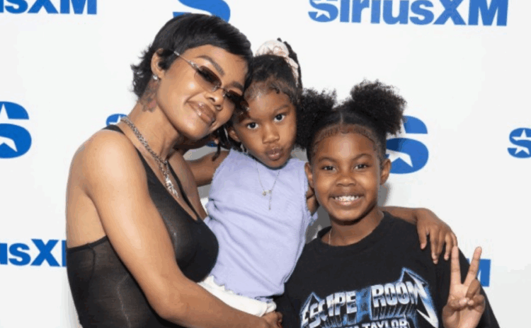 Teyana Taylor and daughters. Noam GALAI/GETTY IMAGES; BCKONLINE