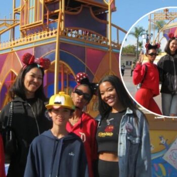 THE COMBS TWINS SPEND A FUN DAY AT DISNEYLAND WITH KIMORA LEE SIMMONS AND HER KIDS