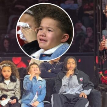 DERRICK ROSE SHARES EMOTIONAL MOMENT WITH WIFE AND KIDS AT BULLS JERSEY RETIREMENT