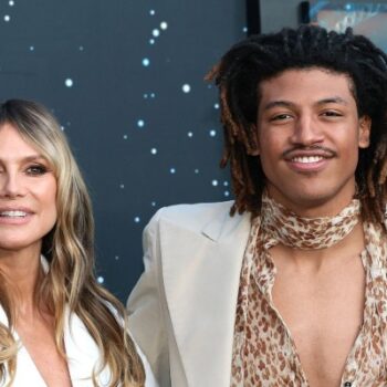 HEIDI KLUM STEPS OUT WITH SON HENRY SAMUEL AT PROJECT HAIL MARY PREMIERE