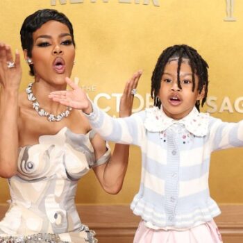 TEYANA TAYLOR AND DAUGHTER RUE ROSE SHARE SWEET MOMENTS AT THE 2026 ACTOR AWARDS