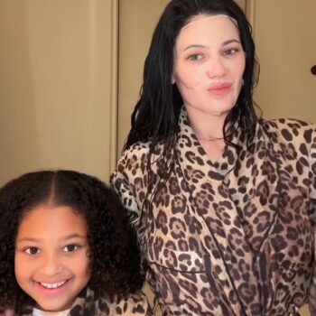 KYLIE JENNER AND DAUGHTER STORMI SHARE THEIR NIGHTTIME ROUTINE AS STORMI REVEALS HER HAIR TRICK