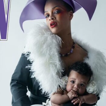 RIHANNA AND DAUGHTER ROCKI COVER W MAGAZINE