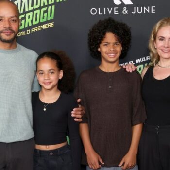 DONALD FAISON, WIFE AND KIDS ENJOY FAMILY NIGHT OUT AT ‘THE MANDALORIAN AND GROGU’ PREMIERE