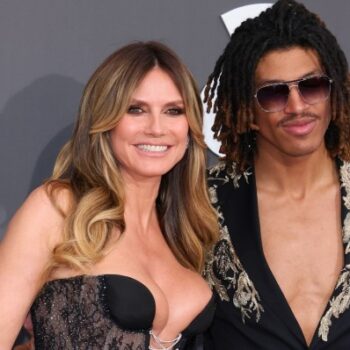 HEIDI KLUM AND SON HENRY SAMUEL SHUT DOWN THE AMFAR GALA