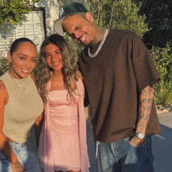 CHRIS BROWN AND NIA GUZMAN CELEBRATE DAUGHTER ROYALTY’S 6TH GRADE GRADUATION