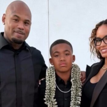 EVELYN LOZADA AND CARL CRAWFORD CELEBRATE SON CARL JR.’S SIXTH-GRADE GRADUATION