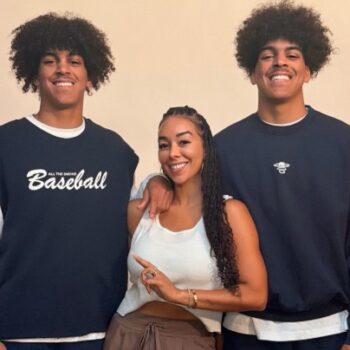GLORIA GOVAN ENJOYS QUALITY TIME WITH HER TWIN SONS AMID REPORT OF SPLIT FROM DEREK FISHER
